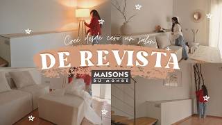 CREÉ UN SALÓN DE REVISTA SOLO CON PIEZAS INDISPENSABLES| RETO MAISONS DU MONDE