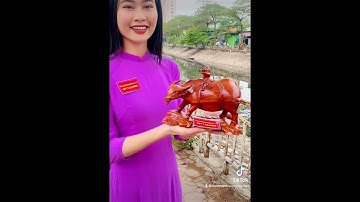 TƯỢNG GỖ TIỂU ĐỒNG CƯỠI TRÂU - SIÊU THỊ BẢO KHÁNH 0911324888