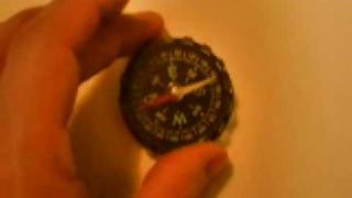NEW Small Liquid Filled Compass for Camping Hiking Outdoors