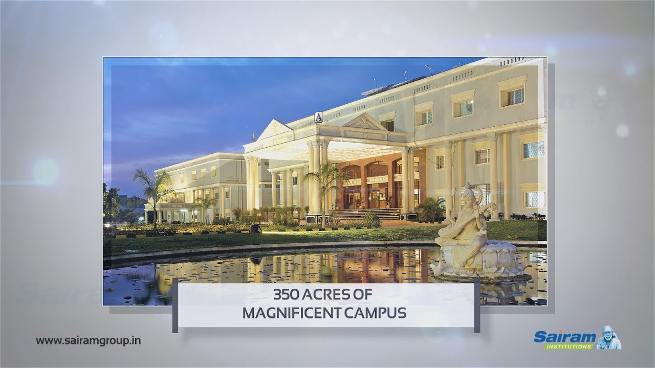 Sairam Institutions | Engineering College Admission - 2017 | TNEA