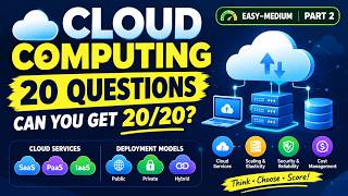 ☁️ Cloud Computing Quiz: Can You Score 20/20 | Part 5 (Hard)