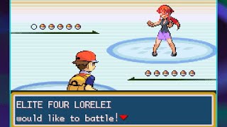 Elite Four Lorelei Battle | Pokemon LeafGreen