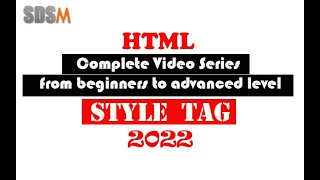 How to Use Style Tag in HTML in Urdu/Hindi