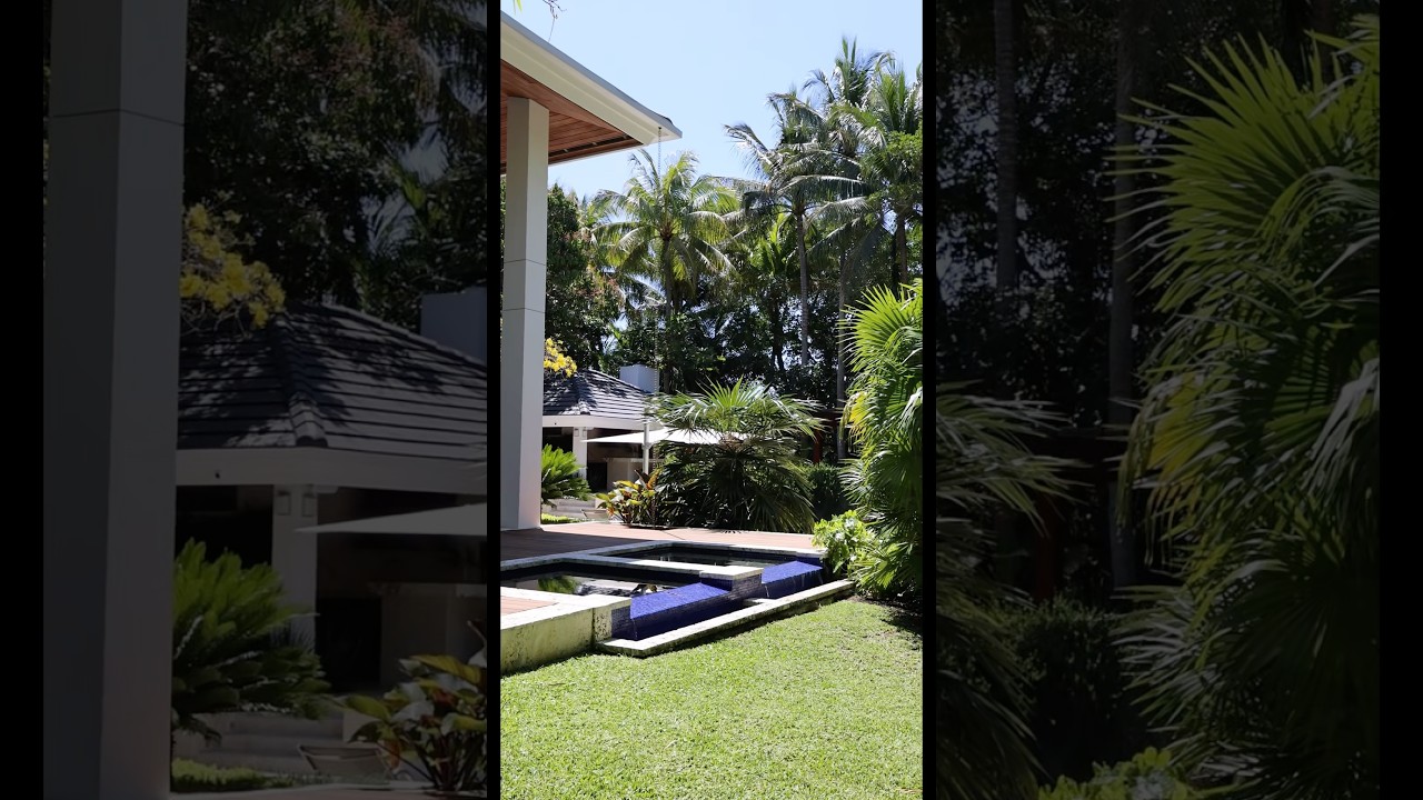 A masterclass in outdoor living 🌿 #realestate #miamiluxuryrealestate