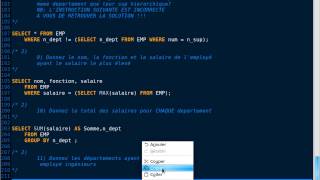 02 SQL Oracle : Exercice corrigé
