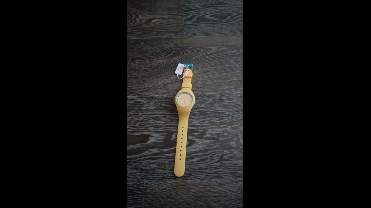 Видео обзор: Желтые силиконовые часы с Али Экспресс