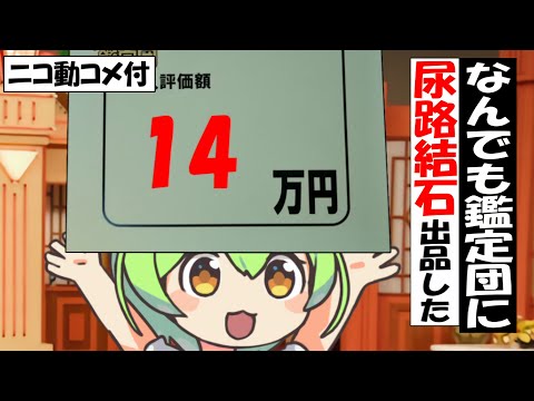 【コメ付き】ずんだもん、なんでも鑑定団に「尿路結石」を出品する【アニメ】【コント】