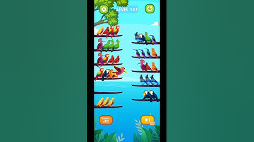 Bird Sort Puzzle Level 137 Gameplay Android IOS