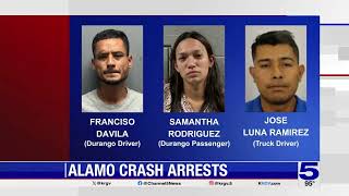 Bond set for woman charged in connection with Alamo expressway crash