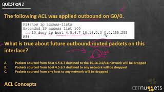 354. Review of Apply and Verify Cisco Access Control Lists
