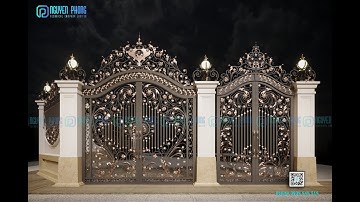 20 MẪU CỔNG BIỆT THỰ - CỔNG SẮT MỸ THUẬT ĐẸP NHẤT 2022 {NP 0908 848 518}