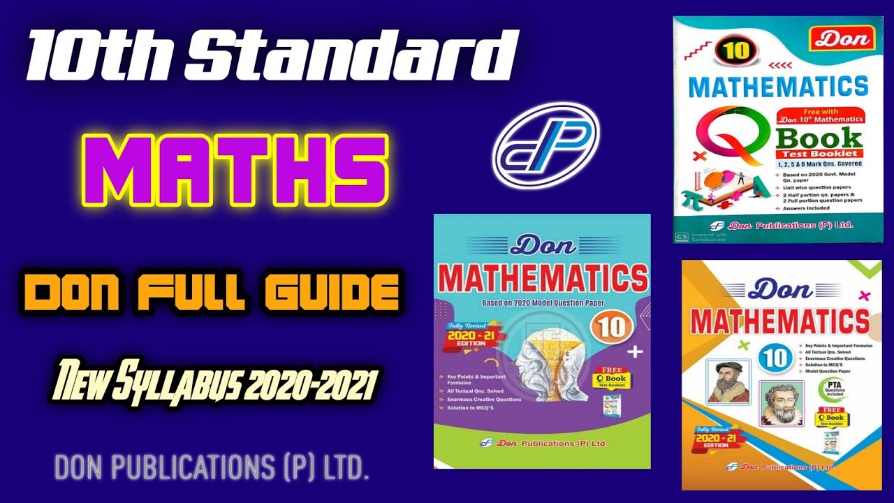 10TH MATHS DON GUIDE PDF DOWNLOAD 2020 visual data 5