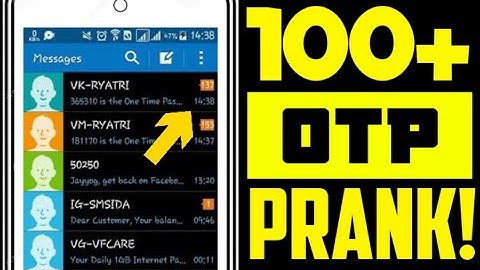 Send Continuous OTP messages and prank your Friends....