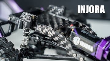 INJORA Universal LCG Carbon Fiber Chassis Frame Kit for 1/24 SCX24