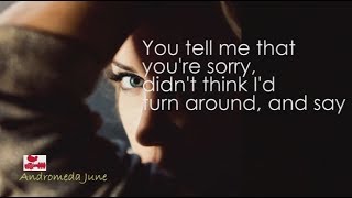 Apologize - Kris Allen (Lyrics)