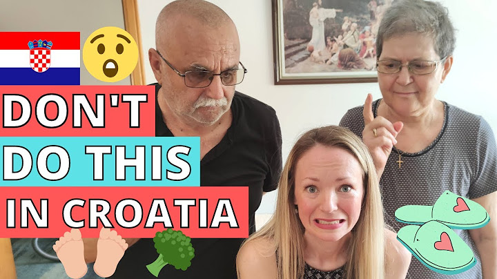 Wat je NIET moet doen in Kroatië - 12 dingen die je moet vermijden (bijgeloof en meer)