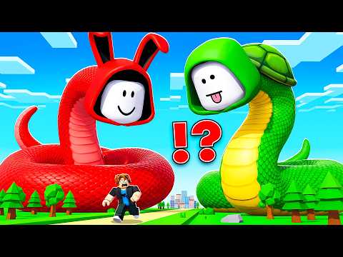 JJ and Mikey Became Giant Snakes ?! (Maizen Roblox)