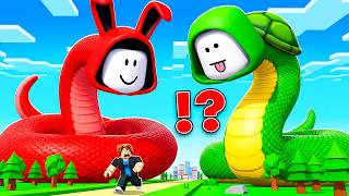 JJ and Mikey Became Giant Snakes ?! (Maizen Roblox)
