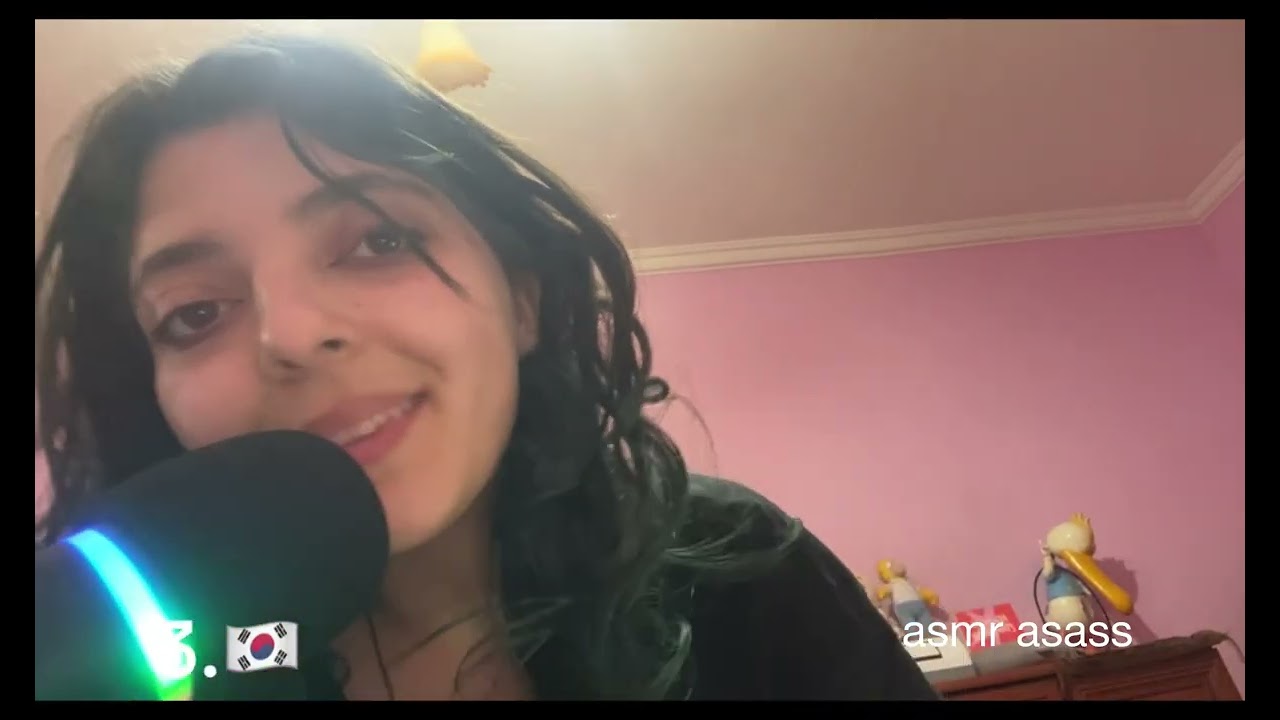ასმრ ვითვლი 10ამდე 15 უცხო  ენაზე 🌍 🩷ASMR  counting up to 10 in 15different language🩷