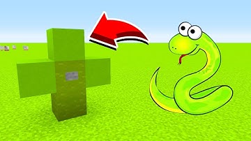 How To Spawn SNAKES in Minecaft Pocket Edition/MCPE