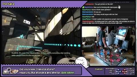 GameStomp || Portal 2 w/ DDR Dance Pads | PART 1