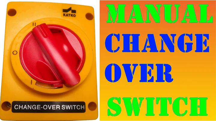 The Ultimate Guide to Manual Changeover Switch Connection