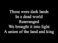 The Throne - Blind Guardian - Lyric Video