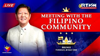 Meeting with the Filipino Community 5/28/2024