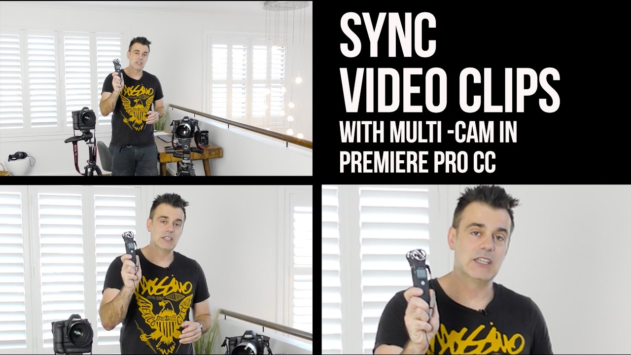 How To Synchronise Video Clips In Premiere Pro CC Using Multi Cam YouTube How To Synchronise Video Clips In Premiere Pro CC Using Multi Cam YouTube