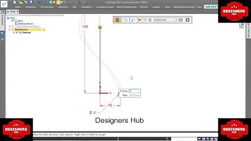 How to design Helical  Spring in Solid Edge.
