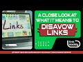 A Close Look at What it Means to Disavow Links