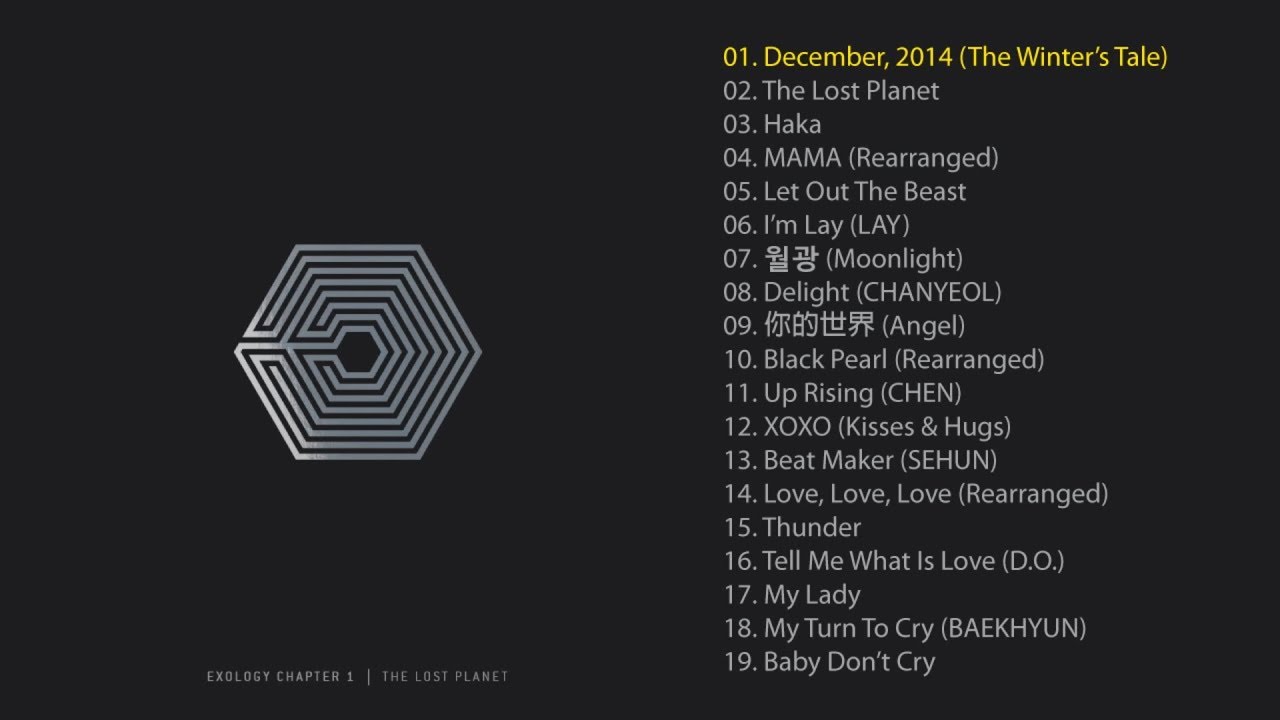 [FULL ALBUM] EXO - EXOLOGY CHAPTER 1 THE LOST PLANET CD 1 & CD2 - YouTube