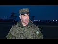 Брифинг командующего миротворческими силами РФ в Нагорном Карабахе генерал-лейтенанта Р.У. Мурадова