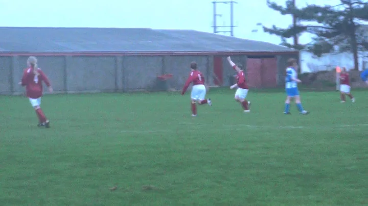 Trisha Fleming scores for Castletown v Ramsey (4-2...