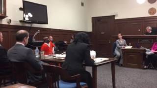 Jeffery Conrad learning his attorney will be present for his trial