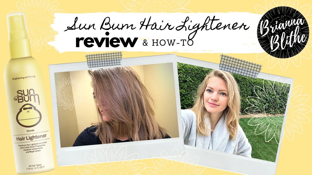 Vice emulering Fra Sun Bum Hair Lightener Review - YouTube