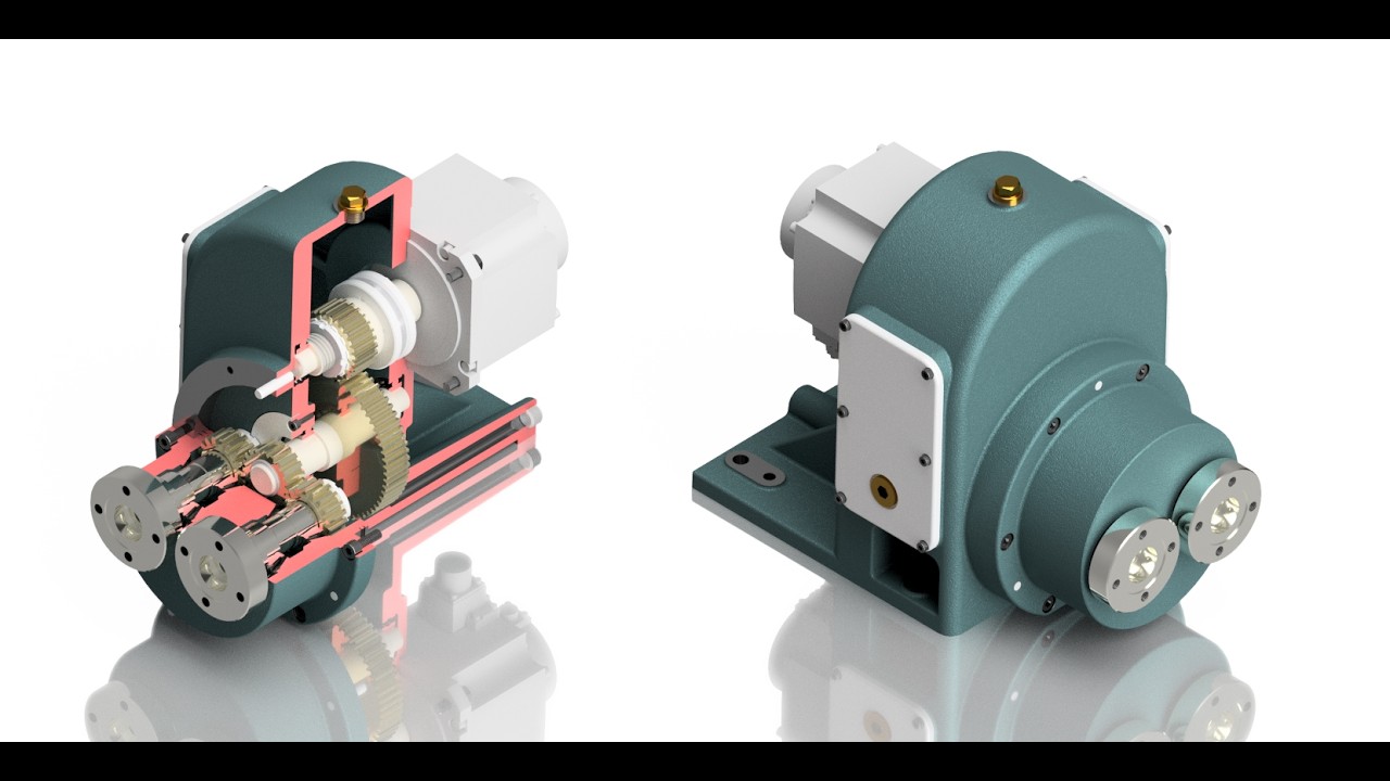 보링머신 작동분해