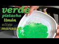 Cmo hacer verde oliva limn manzana pistacho nuevo pintar con marta