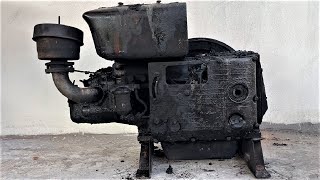 Full Restoration Of Old Diesel Engine Damage // Restoration And Repair Of Old Diesel Engine