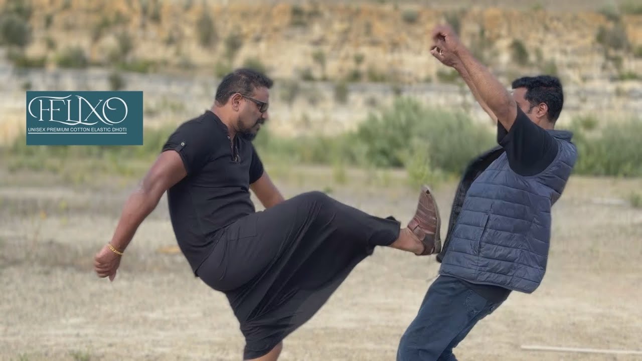 FELIXO Unisex Premium Cotton Elastic Dhoti