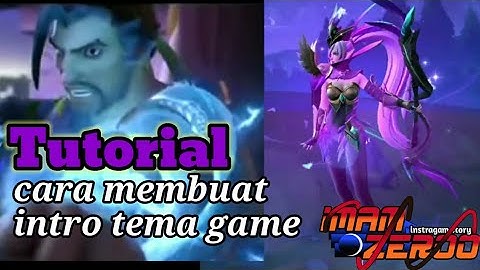 Cara membuat intro dengan tema game