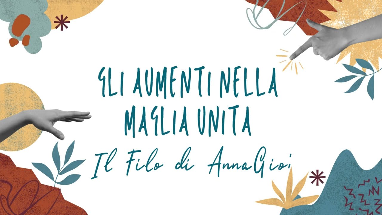 Maglia a macchina: gli aumenti nella maglia unita