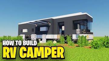 How To Build A RV CAMPER In Minecraft!