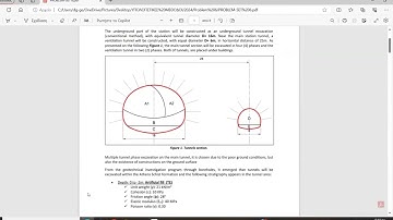 Rocscience RS2 software - Simulation of Cavern Excavation and Tunnel Interaction