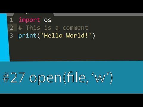 #27 TUTORIAL DE PYTHON - PYTHON A FUNÇÃO OPEN ESCREVENDO UM ARQUIVO DE TEXTO