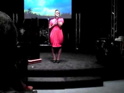 Me singing Forever Jones "He Wants It All" at New Beginning Christian Worship Center