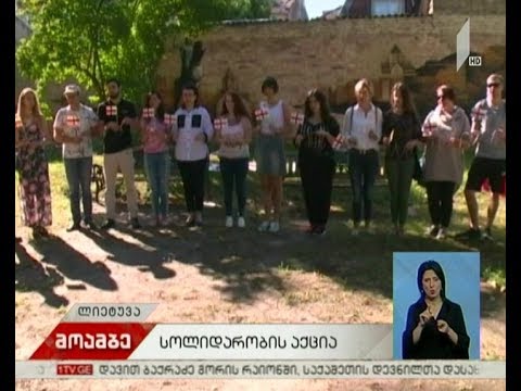 საქართველოს სოლიდარობის აქცია ვილნიუსში