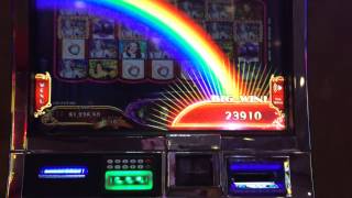 Wizard of Oz Ruby Slippers 2 Slot Machine Bonus - Wicked Witch Feature - Huge Win!!!