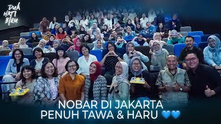 Nobar DUA HATI BIRU Di Jakarta Penuh Tawa & Haru 💙💙