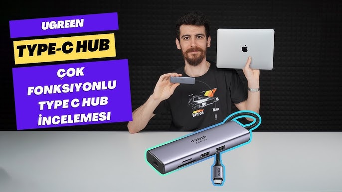 HUB 10 in 1 - USB-C, Audio, LAN, HDMI, VGA, SD, Micro SD, 3x USB 3.0